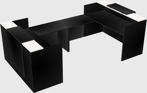 Reception desk u-shape