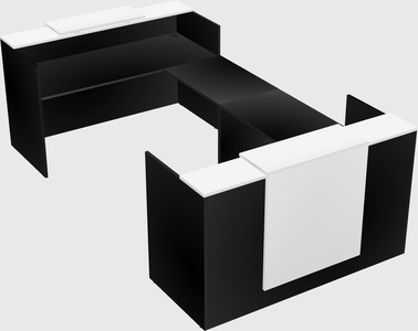 Reception desk u-shape