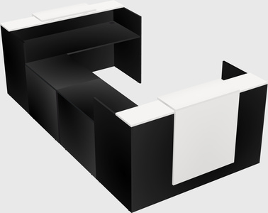 Reception desk u-shape