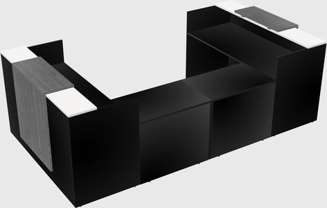 Reception desk u-shape