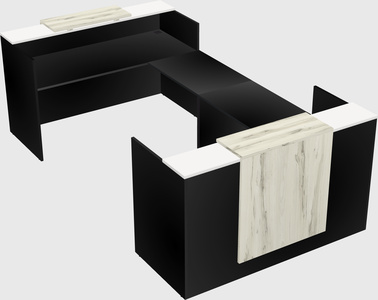 Reception desk u-shape