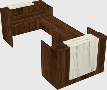 Reception desk u-shape