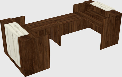 Reception desk u-shape