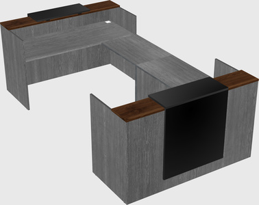 Reception desk u-shape
