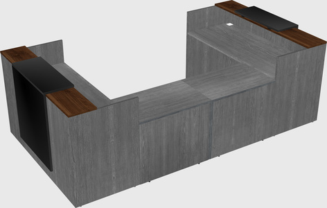 Reception desk u-shape