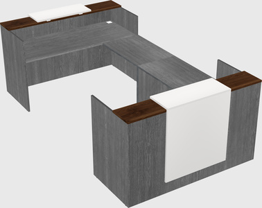Reception desk u-shape