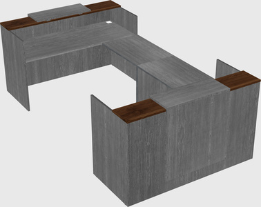 Reception desk u-shape