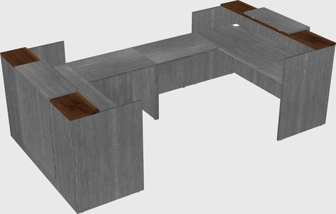 Reception desk u-shape