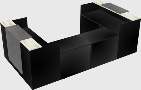 Reception desk u-shape