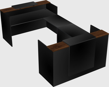 Reception desk u-shape