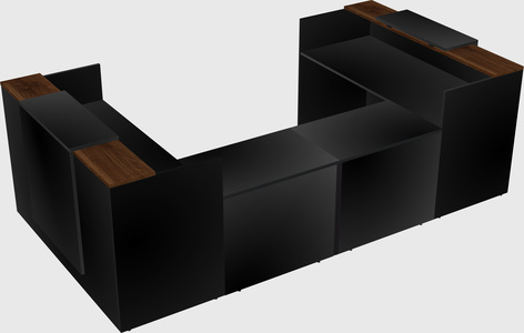 Reception desk u-shape