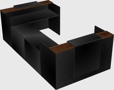 Reception desk u-shape