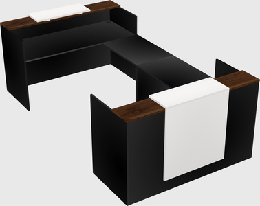 Reception desk u-shape