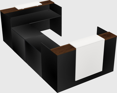 Reception desk u-shape