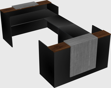 Reception desk u-shape