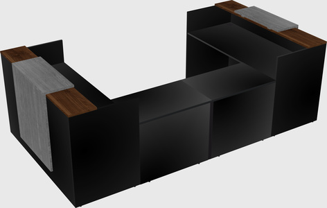 Reception desk u-shape