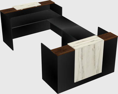 Reception desk u-shape