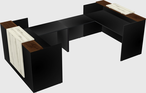 Reception desk u-shape