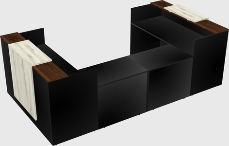 Reception desk u-shape