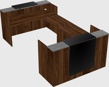 Reception desk u-shape