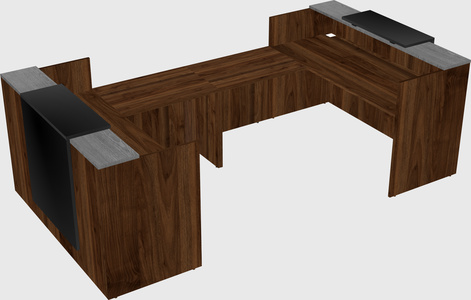 Reception desk u-shape