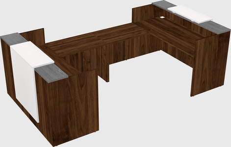 Reception desk u-shape