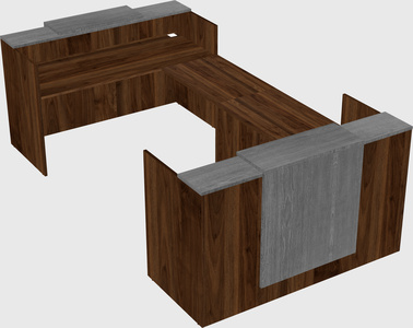 Reception desk u-shape