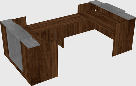 Reception desk u-shape