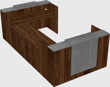 Reception desk u-shape