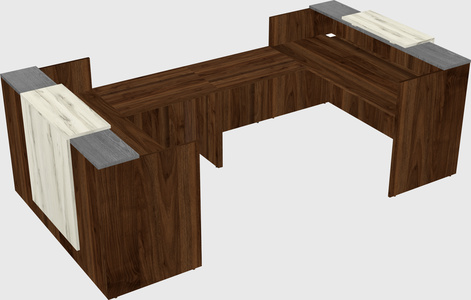 Reception desk u-shape