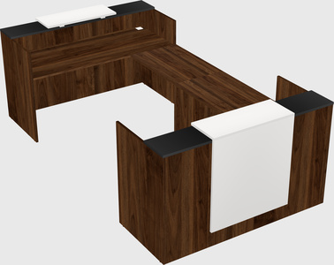 Reception desk u-shape
