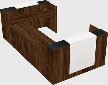 Reception desk u-shape