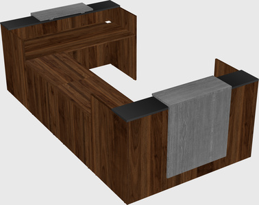 Reception desk u-shape