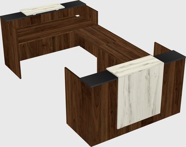 Reception desk u-shape