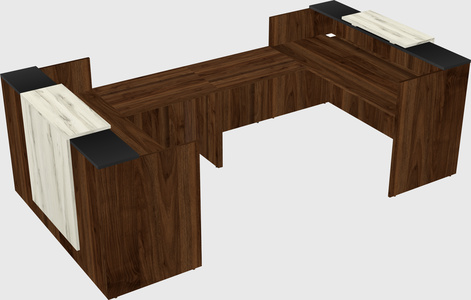 Reception desk u-shape
