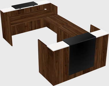 Reception desk u-shape
