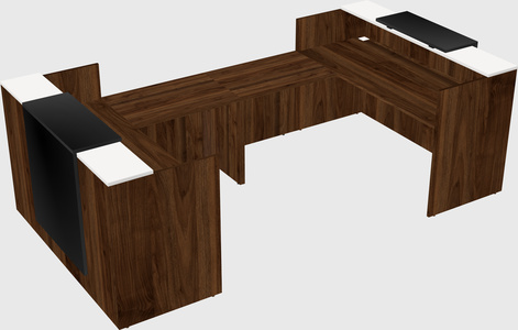 Reception desk u-shape