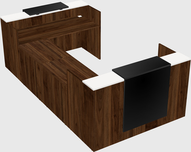 Reception desk u-shape