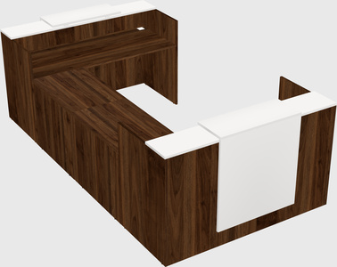 Reception desk u-shape
