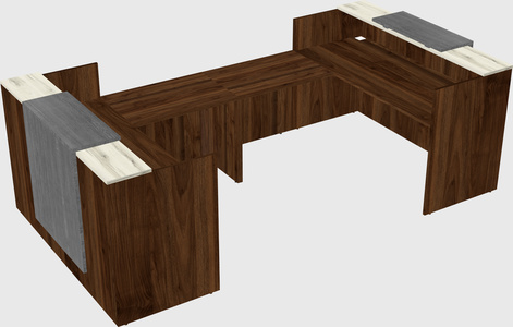 Reception desk u-shape