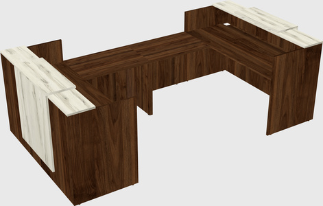 Reception desk u-shape