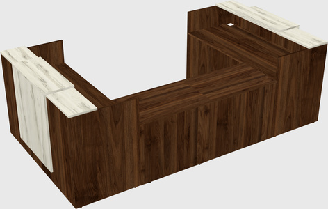 Reception desk u-shape