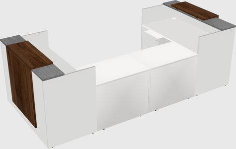 Reception desk u-shape