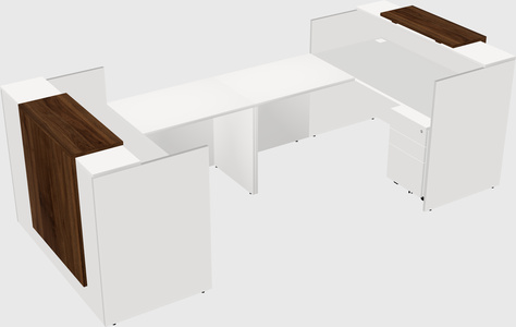 Reception desk u-shape