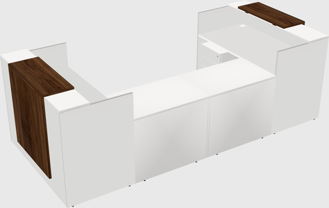 Reception desk u-shape