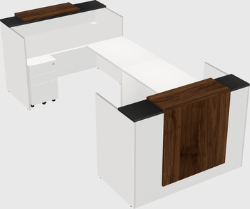 Reception desk u-shape