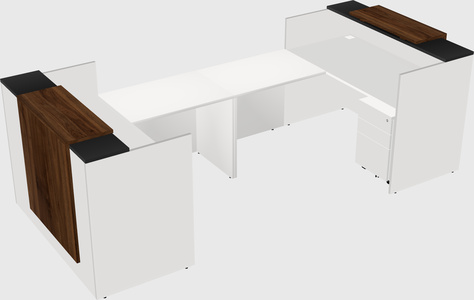 Reception desk u-shape