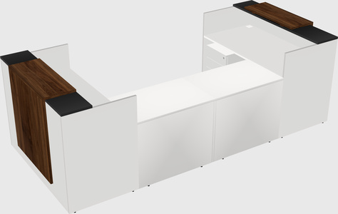 Reception desk u-shape