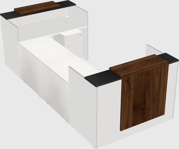 Reception desk u-shape