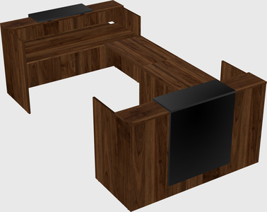 Reception desk u-shape